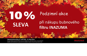 10% sleva na bubnové filtry Inazuma